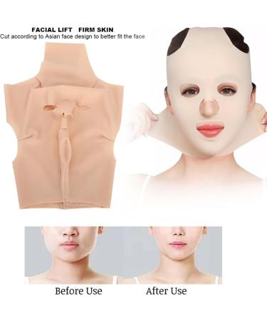 Face Slimming Bandage Breathable V Line Lift up Belt Shaping Double Chin Reducer for Face Slimming - Buy Online on GoSupps.com