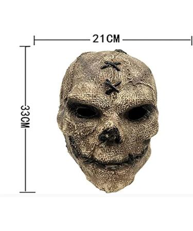 Buy Scarecrow Mask - Scary Burlap Sack Devil Skull & Jack O' Lantern Masks for Halloween | International Shipping - Buy Online on GoSupps.com