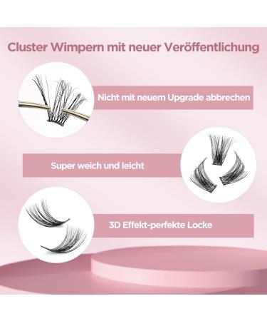 QUEWEL 72 PCs Eyelash Cluster Mix 8-16mm | Soft Individual False Eyelashes for DIY Extensions | Perfect for Personal Makeup | QUH-S013-MIX8-16mm - Buy Online on GoSupps.com