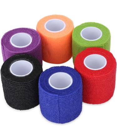 Tattoo Self Adhesive Elastic 5CM Wide Sports Tennis Elbow Bandage Nail Tapes Finger Protection Wrap Blue. - Buy Online on GoSupps.com