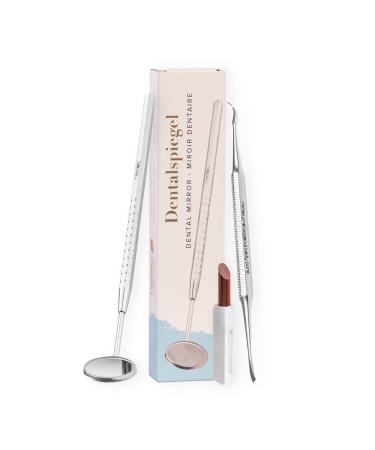 REMOS tooth eraser plaque remover - dental mirror SET for dental care - Buy Online on GoSupps.com