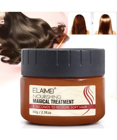 Magical Hair Treatment Mask  Advanced Molecular Hair Roots Treatment Professtional Hair Conditioner  5 Seconds to Restore Soft Hair 60ml