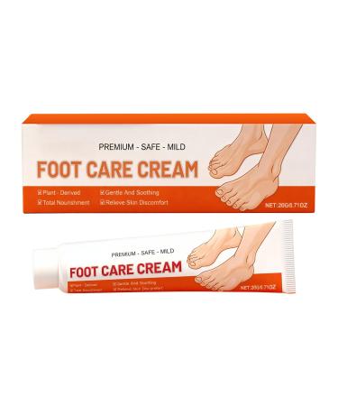 Non-greasy moisturizing foot cream Instant moisturizing cream for cracked feet for knees hands body elbows overnight travel winter home shower men