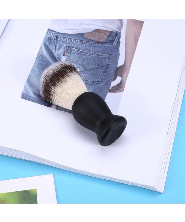 Men's Professional Shaving Brush & Hair Cleaning Brush - Wooden Handle Grooming Essential for Salon & Home Use - Buy Online on GoSupps.com