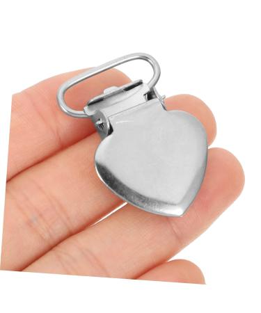 Exceart 60 Peach Heart Duck Cable Clips - Ideal for Pacifiers Trousers Braces & Cushion Holders - Perfect for Newborns & More! - Buy Online on GoSupps.com