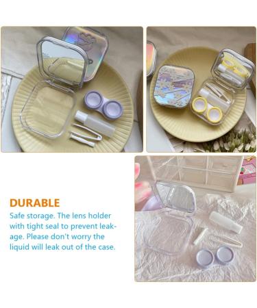 Buy Healvian Portable Contact Lens Container - 2-Piece Travel Kit with Mirror Tweezers & Eye Care Holder for Easy Lens Management - International Shipping Available - Buy Online on GoSupps.com