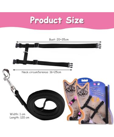 Yutou Soft Cat Dishes & Adjustable Leash Set - Outbreak-Proof Harness for Kittens Puppies & Rabbits - Buy Online on GoSupps.com