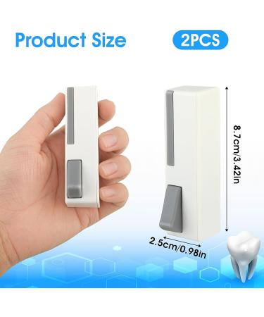 AndiBro Portable Dental Floss | 2-Piece Refillable Travel Tool for Perfect Tooth Cleaning - Buy Online on GoSupps.com