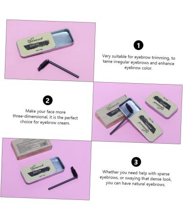 DOITOOL Brow Styling Cream 3 Sets Eyebrow Soap Brow Shaping Soap Natural Soaps Gel Makeup Accessory Cosmetics Colorless Woman 1 count (Pack of 1) Assorted Colorx3pcs - Buy Online on GoSupps.com