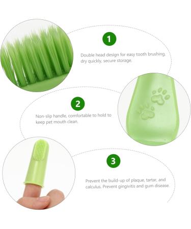 HAPINARY 1 Set Pet Toothbrush Pet Mouth Cleaning Tool Pet Dog Toothbrush Cat Toothpaste Tools Pets Pp - Buy Online on GoSupps.com