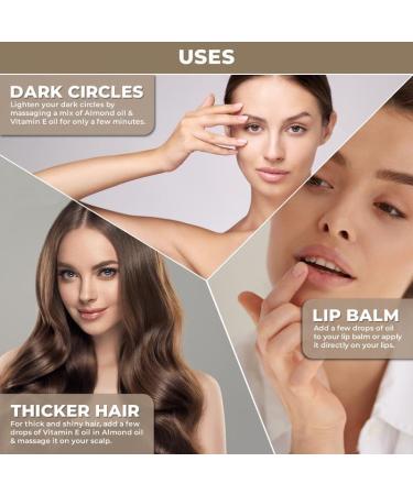 100% Pure Vitamin E Oil | 22500 IU Non-GMO | Scars & Hair Treatment | Skin Moisturizer | Cuticles & Nails Care | Face Oil | International Shipping - Buy Online on GoSupps.com