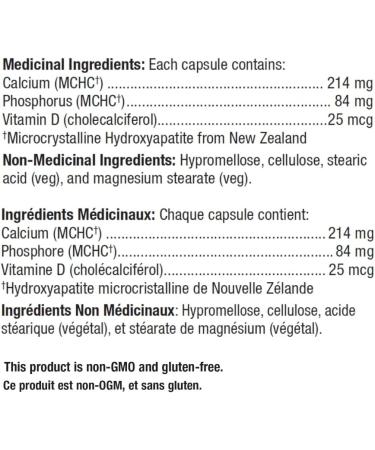 Metagenics - Bone Builder Forte - Bones and Teeth Support with Calcium Phosphorus and Vitamin D - 180 Capsules - Buy Online on GoSupps.com