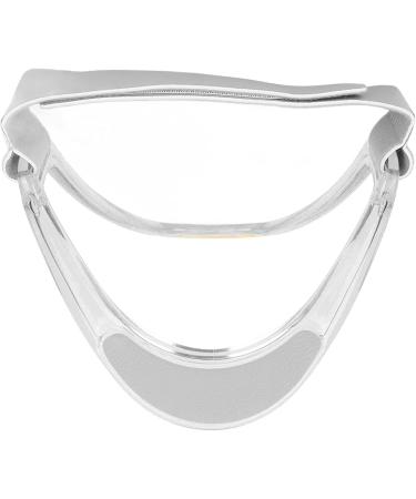 Adjustable Portable Neck Support & Cervical Collar for Pain Relief | Neck Traction Carrier (Transparent) - International Shipping - Buy Online on GoSupps.com