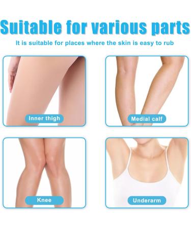 Chafe Protection Skin Tape 10PCS - Thigh Anti Chafing Pads for Inner Thighs - Invisible Body Friction Tape Patches - Buy Online on GoSupps.com