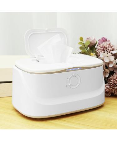 Abizarch USB Baby Wipe Warmer with LED Light Baby Wipe Warmer Dispenser 3 Adjustable Temperature Diaper Wipe Warmer Portable Baby Wipe Heater Warmer Keeps Wipes Warm and Moist for Newborns Baby Nurser White - Buy Online on GoSupps.com