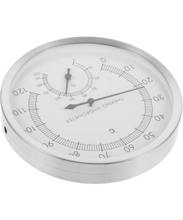 Veemoon Dual Sauna Moisture Thermometer & Wall Clock - High Precision Stainless Steel Digital Thermometer (2 Pack) - Ideal for Indoor & Outdoor Use - Buy Online on GoSupps.com