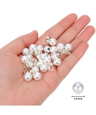 YISSION 20Pcs Mini Pearl Hair Clips for Girls Women - Cute Small Hair Pins for Wedding, Bridal Hair Accessories in White - Buy Online on GoSupps.com