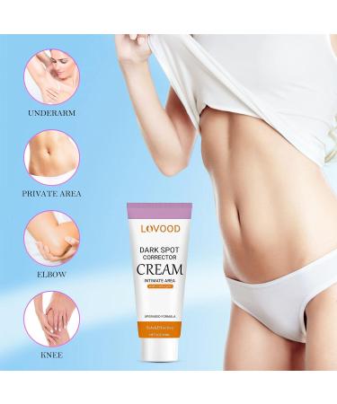LOVOOD Dark Spot Corrector Cream - Underarm, Neck, Elbow, Private Areas - Instant Results, 2 oz (Upgraded Formula) - Buy Online on GoSupps.com