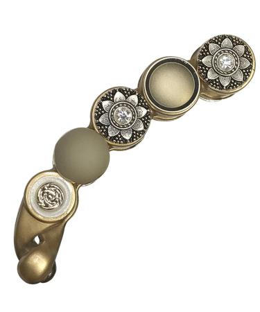 cuhair 1 x Round Sunflower Hair Clip with Large Banana Clip Hair Accessories for Women and Girls