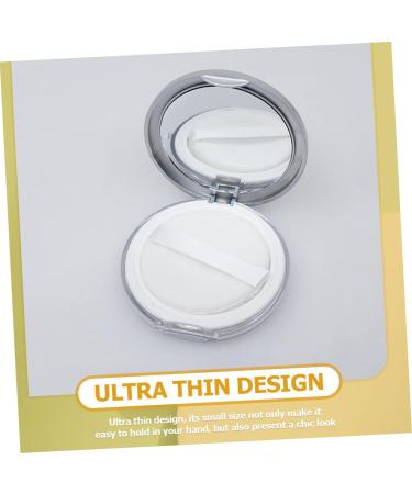 Healeved 2pcs Box Powder Box Empty Loose Powder Case Powder Compact Case Loose Powder Mirror Case Plastic - Buy Online on GoSupps.com