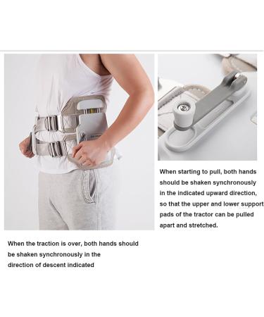 BAIXDM Lumbar Spine Traction Device | Adjustable Lumbar Decompression Belt for Back Pain Relief - International Shipping Available - Buy Online on GoSupps.com