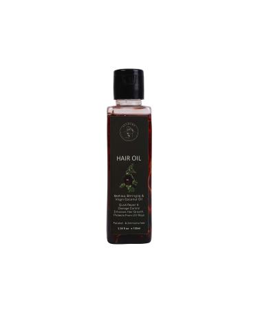 AATMANA Hair Oil with Methika  Bhringraj & Virgin Coconut oil Ext. Natural Hair Growth  Dry Scalp  Thinning Hair - Best Hair Massage Oil For Men & Women hair growth