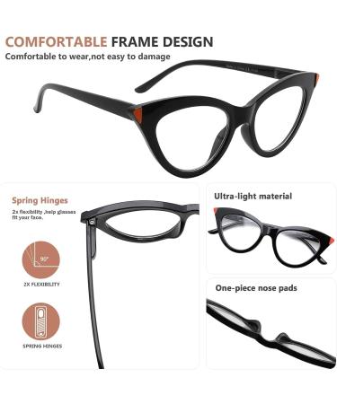 Eyekepper 5 Pack Cat-eye Style Reading Glasses for Women +1.75 Diopters - Buy Online on GoSupps.com