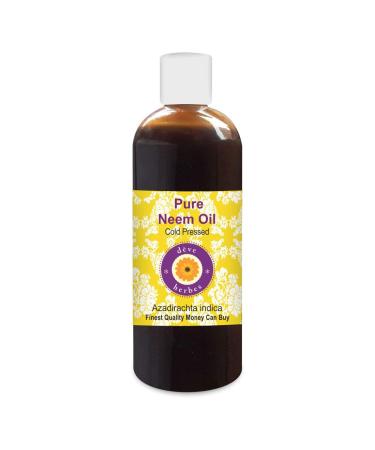 Deve Herbes Pure Neem Oil (Azadirachta Indica) Cold Pressed 200ml (6.76 oz)