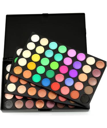 FOMIYES 2pcs 120 Glitter Eye Shadow Eyeshadow Powder Eyeshadow Pallet Eyeshadow Matt Palette Flash Smoky 1 count (Pack of 1) As Shownx2pcs - Buy Online on GoSupps.com