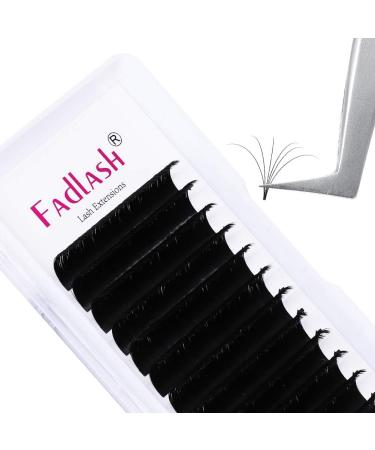Fadlash Easy Fan D Curl 0.03 17mm Single Lashes - Natural Russian Eyelash Extensions - Buy Online on GoSupps.com