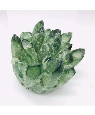 1pc 500g-700g Natural Green Phantom Quartz Stone Crystal Cluster geode minerial Specimen for - Buy Online on GoSupps.com