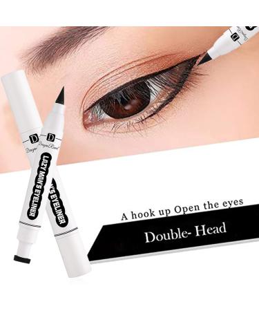 Colorful Dual-Ended Liquid Eyeliner Stamp Tool - Waterproof, Long Lasting & Smudge Proof Eye Makeup - 1 Count - Buy Online on GoSupps.com