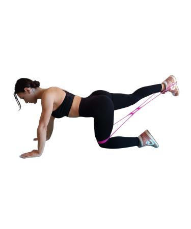 Easy to use Booty Resistance Band with Workout Guide