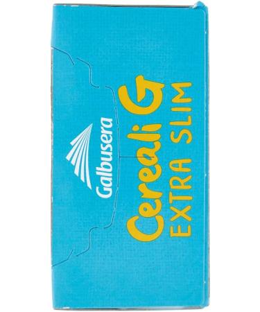 Galbusera Cereali G Extra Slim Latte Pack of 6 cereal biscuits wrapped in milk chocolate of 120 g each pack contains 4 individual portions of 30 g - Buy Online on GoSupps.com