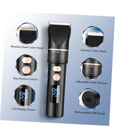 minkissy 1 Set Electric Clippers Beard Trimmer Electric Beard and Mustache Trimmer for Men Beard Kits Hairdressing Clippers Haircut Trimmer Barber Clipper Barber Supplies Hair Trimmers Comb - Buy Online on GoSupps.com