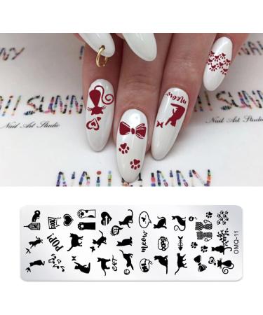 Longbest Nail Stamping Plate Set - 6pcs DIY Nail Art Templates for Women | International Shipping Available - Buy Online on GoSupps.com