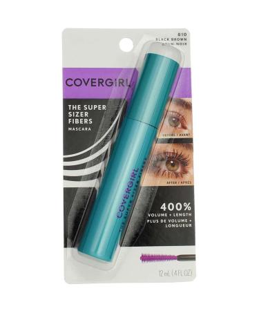 CoverGirl Super Sizer Fibers Mascara Black Brown .35 fl. oz. (2 Pack) - Buy Online on GoSupps.com