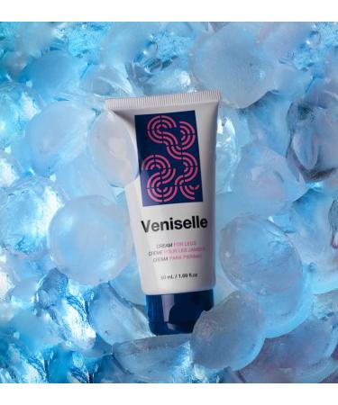 Veniselle Vein Cream for Legs - 50ml | Horse Chestnut Chamomile Nettle & Menthol - Soothes & Revitalizes | International Shipping Available - Buy Online on GoSupps.com