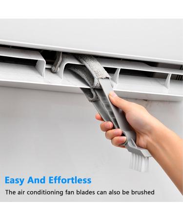Blinds Cleaner Tool Venetians Blind Cleaner Brush - Blinds Duster Brush for Air Conditioner Shutters Dust Collector Cleaning Cloth Tool - Buy Online on GoSupps.com