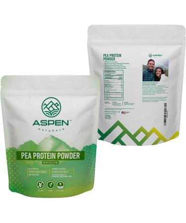 Aspen Naturals Pea Protein Powder (5 lb) - Unflavored Plant Based - Gluten Free, Non-GMO - Vegan, Keto & Low Carb - Buy Online on GoSupps.com