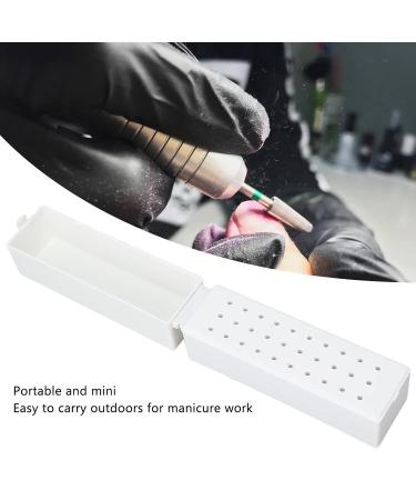 Nail Drill Organizer Box - Dustproof ABS Holder & Manicure Tool Stand for Salons | Shop Quality Nail Display Organizers - Buy Online on GoSupps.com