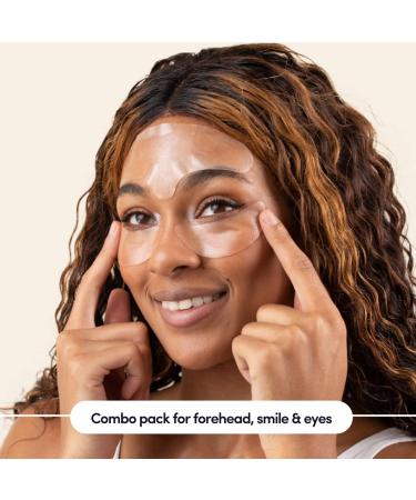 Wrinkle Repair Patches - Anti-Aging Hydragel for Forehead Eyes & Smile Lines | Reduce Wrinkles | USA Made (5 Count - Buy Online on GoSupps.com