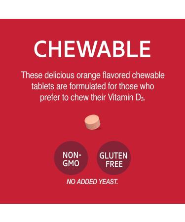 21st Century Vitamin D 400IU Orange Chewable Tablets 110 Count (2 Pack) - Buy Online on GoSupps.com