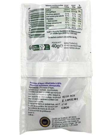 Agen Soft Pitted Prunes 40g x 10 Sachets - Buy Online on GoSupps.com