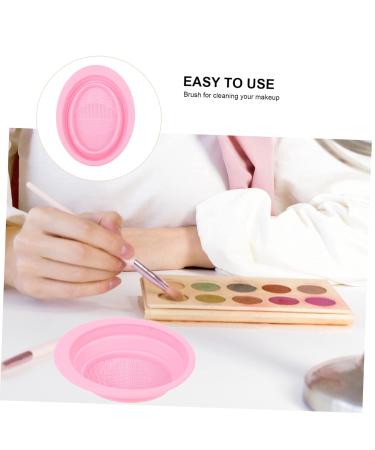 Shop Pink Cleaning Pad - Makeup Brush Cleaner & Rinsing Tool | 14.5x11cm - Perfect for Beauty Routine - Buy Online on GoSupps.com