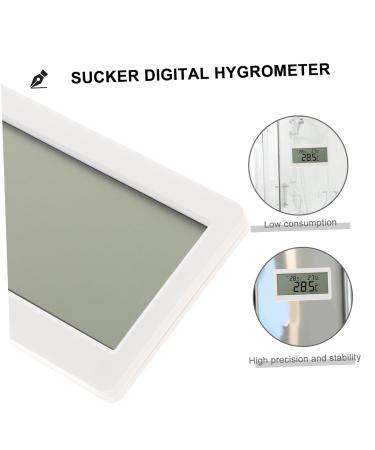 Humidity Monitor Meter - White Hygrometer & Temperature Gauge for Household Use | Accurate Humidity & Temperature Measurement - Buy Online on GoSupps.com