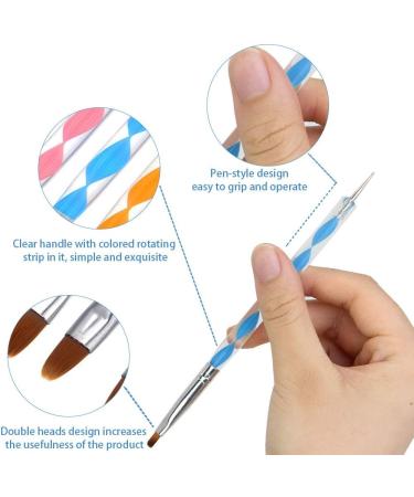 EMAGEREN 10 Dotting Tools Painting Brushes Set Nail Art Double Sided Dotting Tool Nail Art Rock Painting Pen Nail Art Dotting Pen Nail Art Brushes Set for Rock Painting Embossing Art Pottery Craft - Buy Online on GoSupps.com