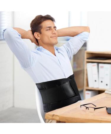 Back Brace for Lower Back Pain Relief | Breathable Support Belt for Herniated Disc Sciatica & Scoliosis | International Shipping Available - Buy Online on GoSupps.com