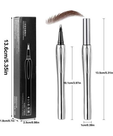  G n rique Eyebrow Pen - Permanent Eyebrow Pencil with Fork Tip - Professional Precision and Grooming Finish and Oriental-Proof Eyebrow Pen for Eyelashes - Buy Online on GoSupps.com