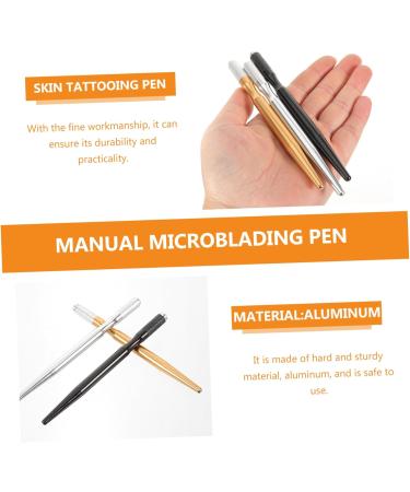 NOLITOY 3pcs Eyebrow Pencil Eyebrow Pen Eyebrow Accessory Compact Microblading Pen Bracket Make up - Buy Online on GoSupps.com